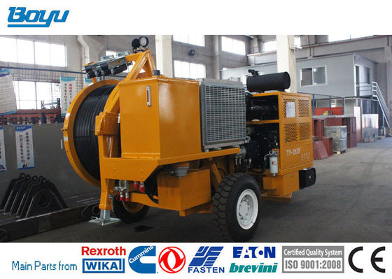 Hydraulic Overhead Line Tension Stringing Equipment With Cummins Engine