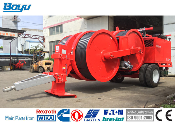 2×65kN Cable Stringing Equipment  2.5MPA Hydraulic Tensioner